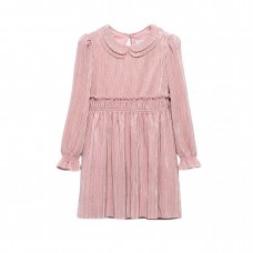 ABEL & LULA φόρεμα πλισέ παιδικό 15-05530-043 ροζ